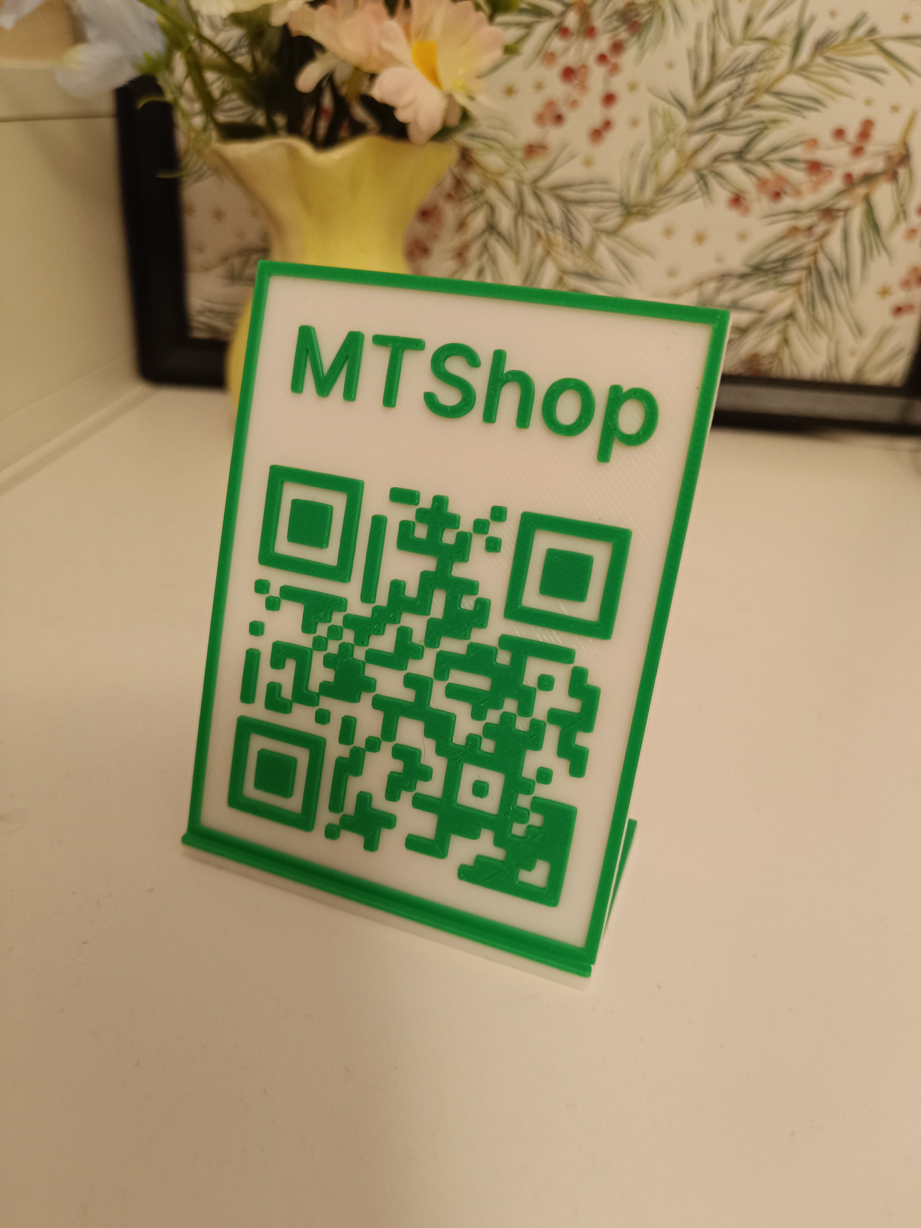 Display QR Code custom